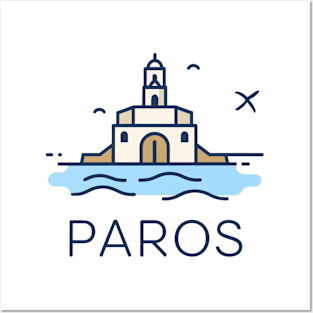 Paros Greece. Posters and Art